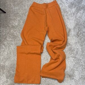 JLUXLABEL Vibrant Orange Knit Top